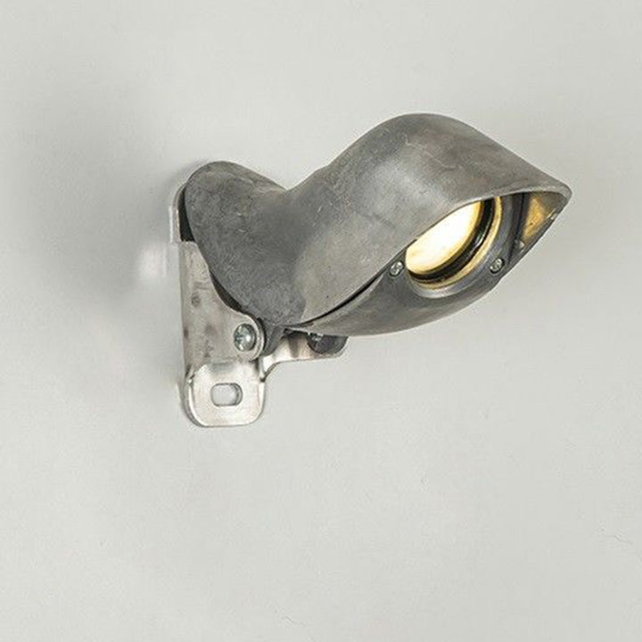 Zeitgenössische industrielle wasserdichte runde Vogelform Aluminium LED Wandleuchte Lampe für Terrasse im Freien 