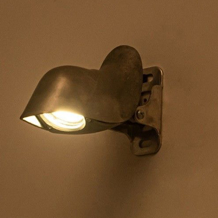 Zeitgenössische industrielle wasserdichte runde Vogelform Aluminium LED Wandleuchte Lampe für Terrasse im Freien 