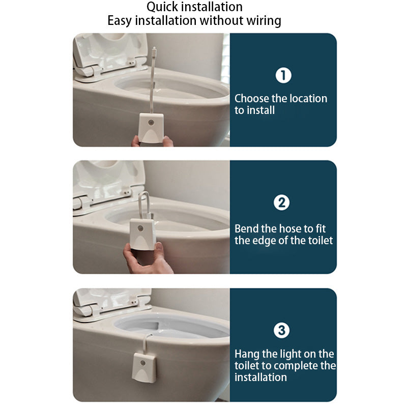 Modern Simplicity Sensible Rectangle PC Shade LED Toilet Light Night Light For Bathroom