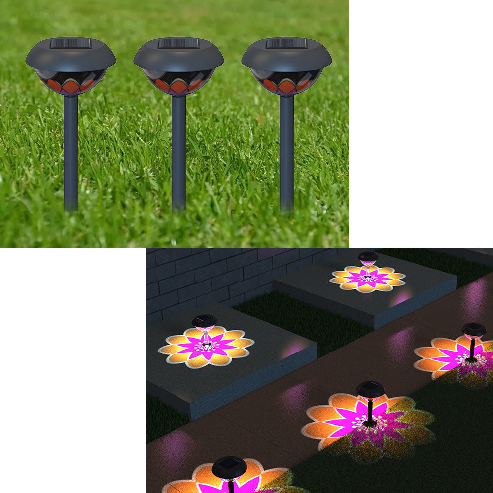 Lumière paysagère extérieure LED étanche moderne et simple, avec prise de terre ronde en PP PS, pour jardin 