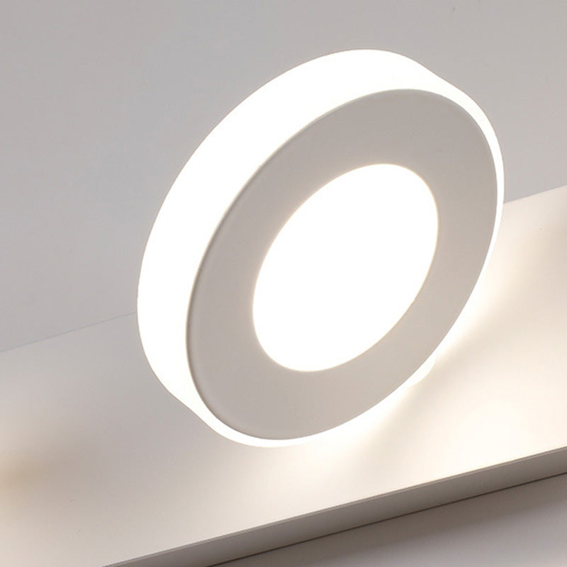 Moderne minimalistische Rechteck rund quadratisch Eisen Acryl LED Eitelkeit Licht Wandleuchte Lampe für Badezimmer 