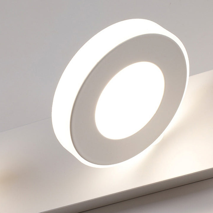 Moderne minimalistische Rechteck rund quadratisch Eisen Acryl LED Eitelkeit Licht Wandleuchte Lampe für Badezimmer 