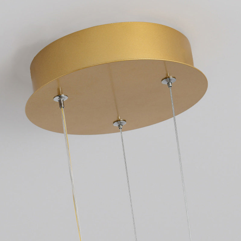 Zeitgenössischer kreativer runder Schmetterlings-LED-Kronleuchter aus Eisen, Aluminium und Acryl 