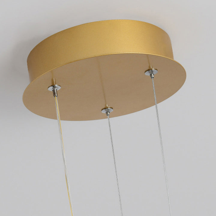 Zeitgenössischer kreativer runder Schmetterlings-LED-Kronleuchter aus Eisen, Aluminium und Acryl 