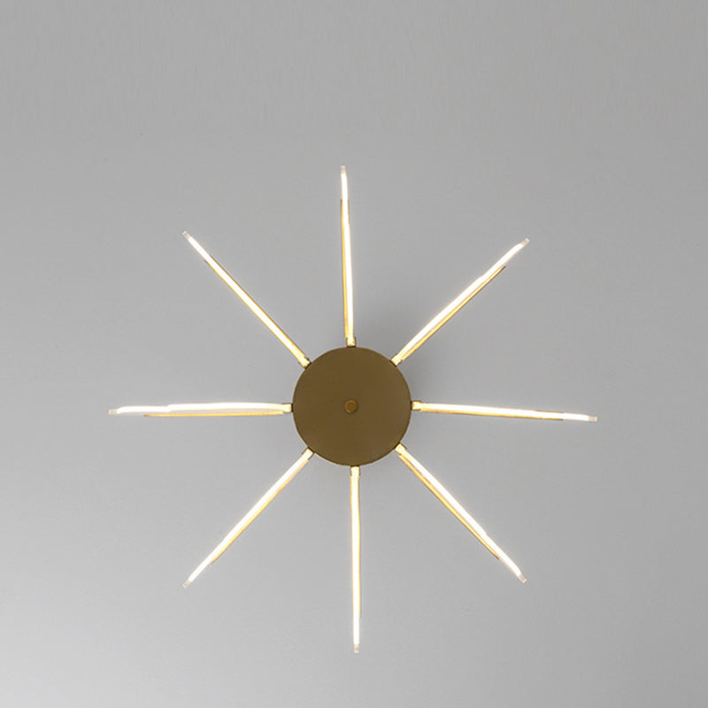 Zeitgenössischer kreativer runder Schmetterlings-LED-Kronleuchter aus Eisen, Aluminium und Acryl 