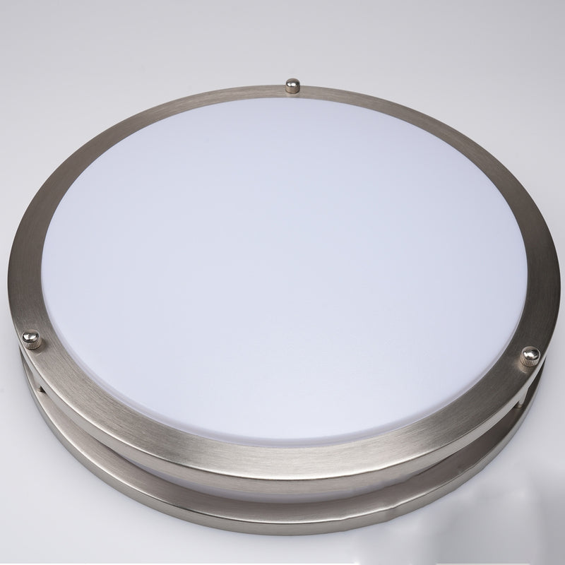 Modern Simplicity Round Iron PVC LED Flush Mount Ceiling Light For Living Room
