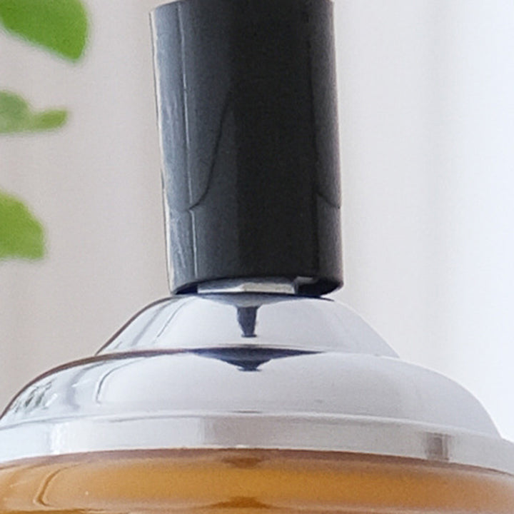 Suspension à 1 lumière avec abat-jour en verre et fer ovale traditionnel pour salon 