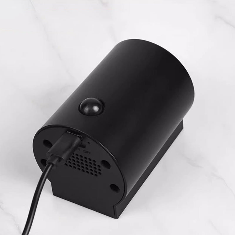 Applique murale LED en résine avec cylindre de charge électromagnétique à succion minimaliste moderne pour chambre 