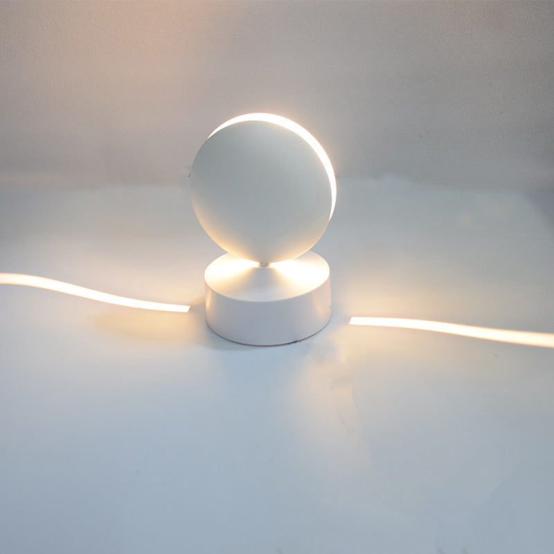 Modern Simplicity Round Oval Aluminum Acrylic LED Wall Sconce Lamp For Living Room