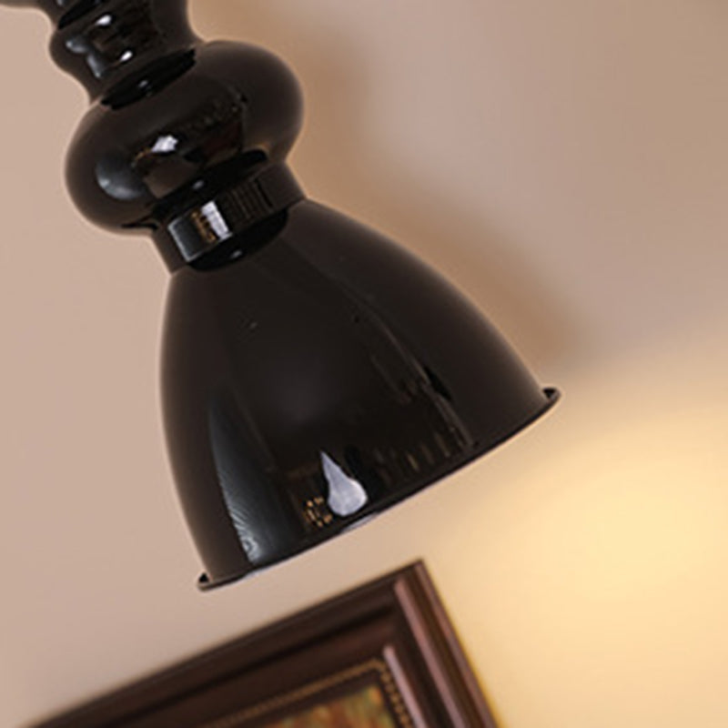 Lustre suspendu 1 lumière en forme de gourde ronde rétro contemporaine en alliage nano et verre pour salon 