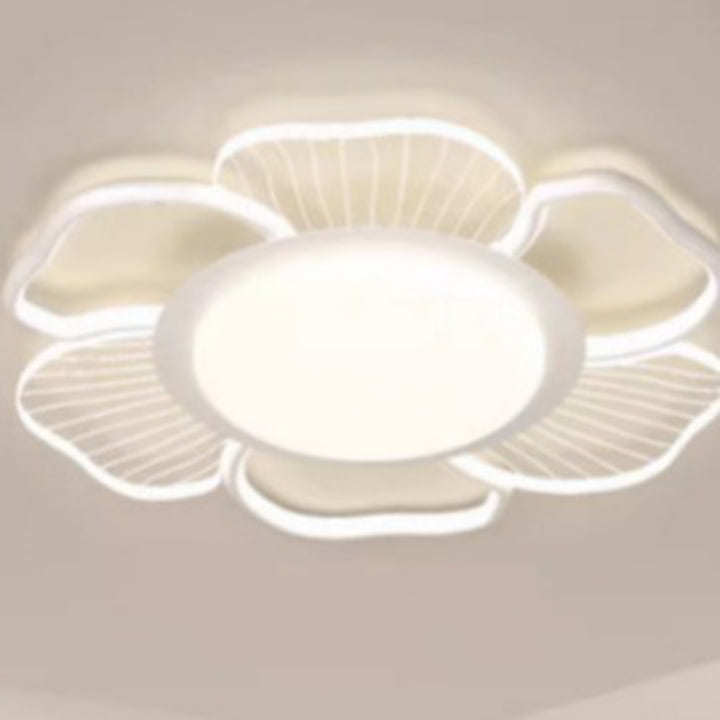 Plafonnier LED rond minimaliste moderne en fer et plastique pour chambre à coucher 