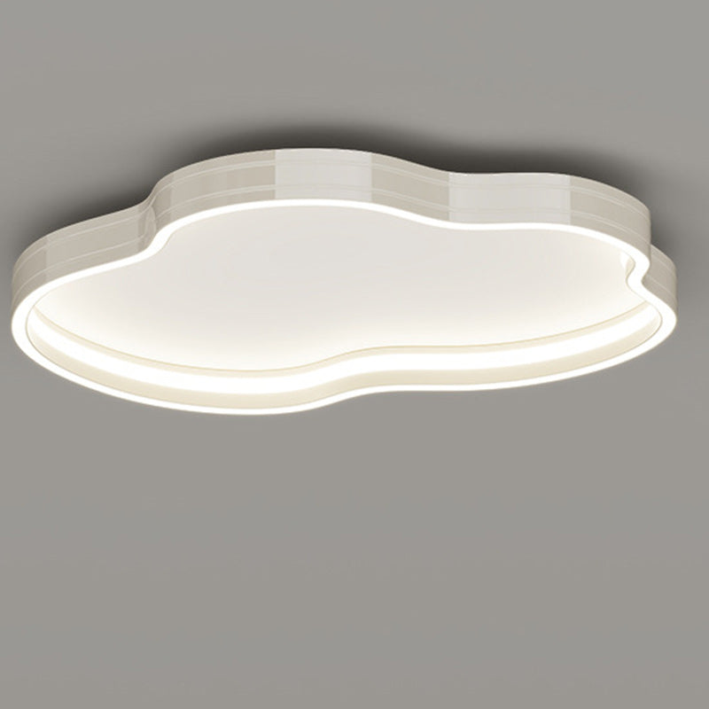 Plafonnier LED en aluminium, fer et silicone minimaliste moderne pour chambre à coucher 