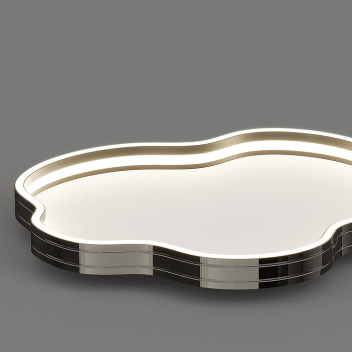 Plafonnier LED en aluminium, fer et silicone minimaliste moderne pour chambre à coucher 