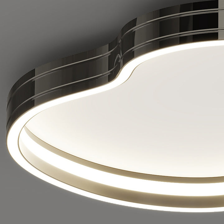 Plafonnier LED en aluminium, fer et silicone minimaliste moderne pour chambre à coucher 