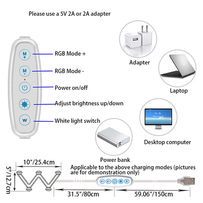 Lámpara de pared LED con forma de W minimalista moderna de línea en ABS acrílico para dormitorio 