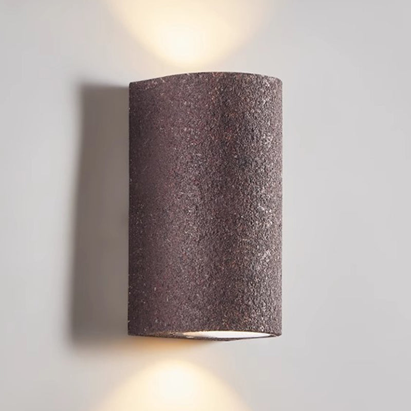 Modern Minimalist Cylinder Composite LED Wall Sconce Lamp For Living Room