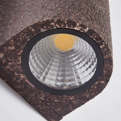 Modern Minimalist Cylinder Composite LED Wall Sconce Lamp For Living Room