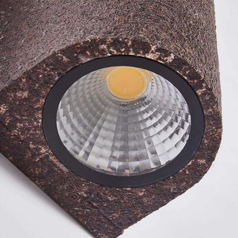 Modern Minimalist Cylinder Composite LED Wall Sconce Lamp For Living Room
