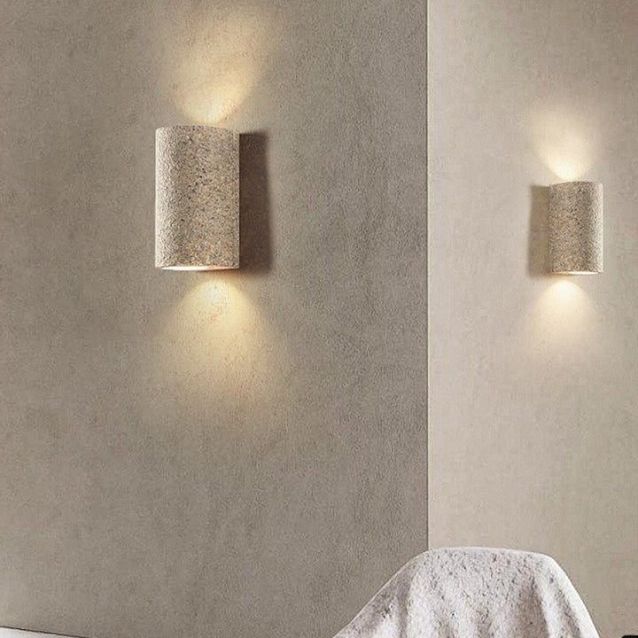 Modern Minimalist Cylinder Composite LED Wall Sconce Lamp For Living Room