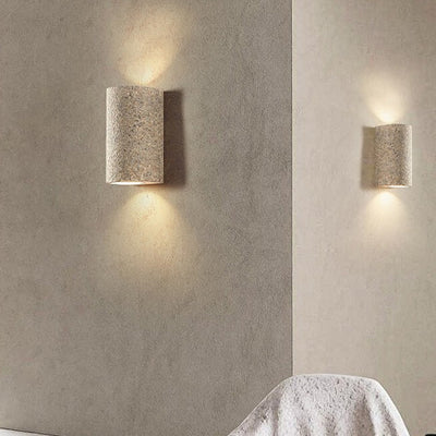 Modern Minimalist Cylinder Composite LED Wall Sconce Lamp For Living Room