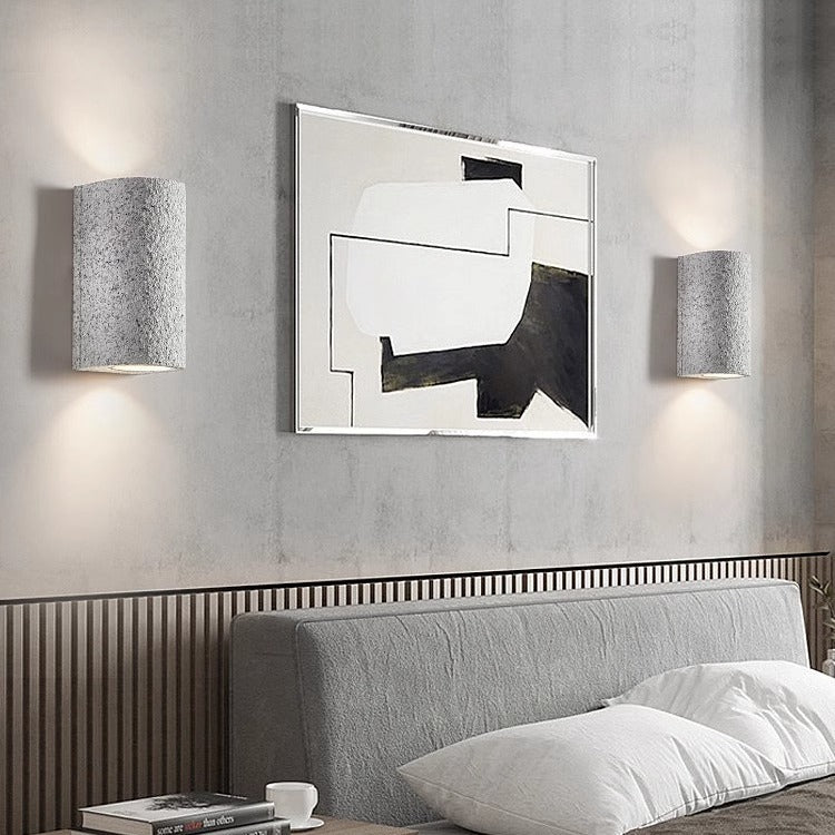 Modern Minimalist Cylinder Composite LED Wall Sconce Lamp For Living Room