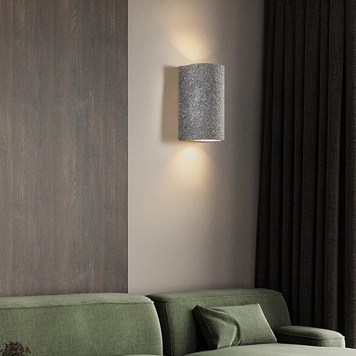Modern Minimalist Cylinder Composite LED Wall Sconce Lamp For Living Room