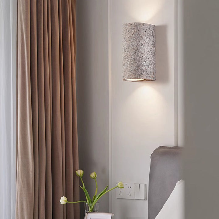 Modern Minimalist Cylinder Composite LED Wall Sconce Lamp For Living Room