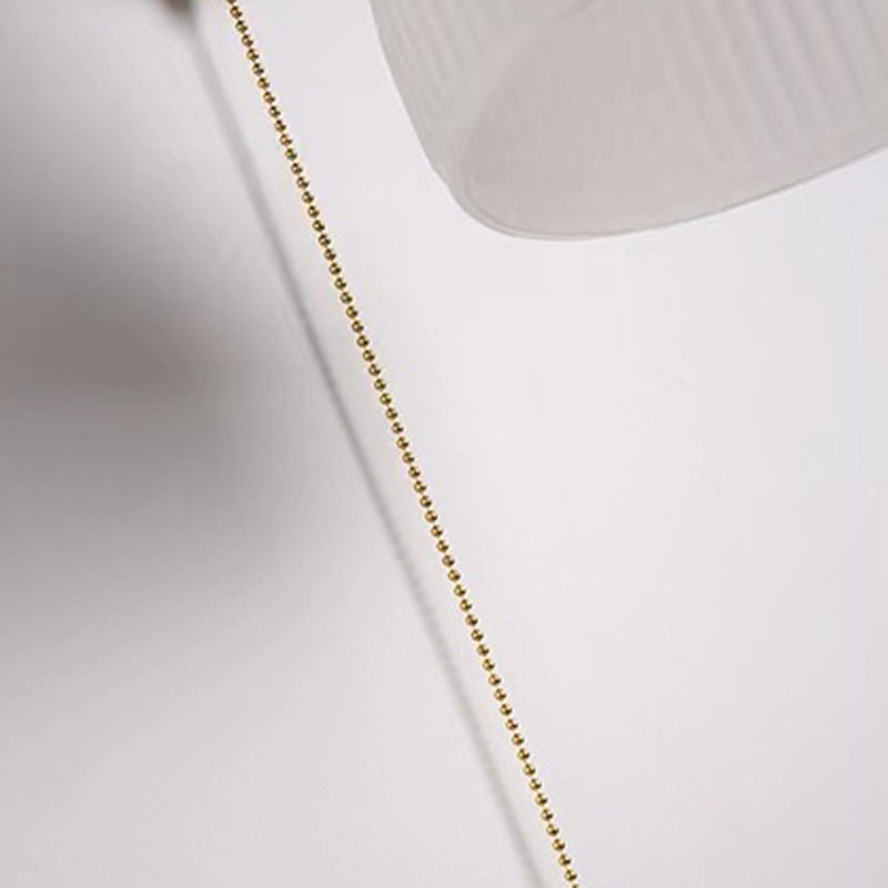 Traditional Vintage Round Cylinder Cone Trapezoidal Copper Ceramic 1-Light Wall Sconce Lamp For Bedroom