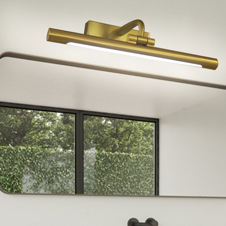Moderno Minimalista Cilindro Largo Hierro Pantalla de PC Lámpara LED Aplique de Pared para Baño 