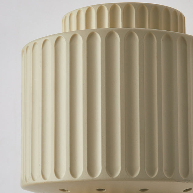 Applique murale à 2 lumières en résine à rayures cylindriques minimalistes modernes pour chambre 