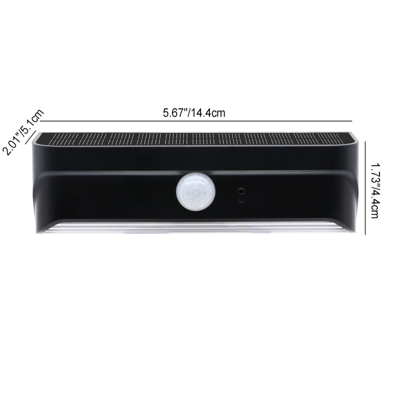 Lampe murale LED en ABS PC rectangulaire étanche à l&