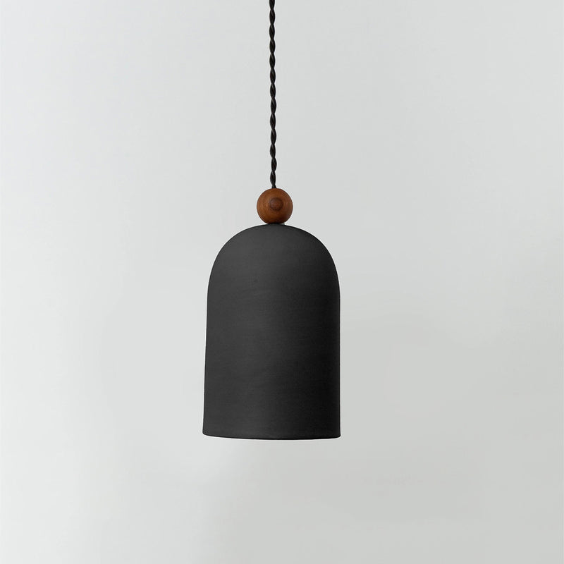 Suspension Luminaire Cylindrique en Bois Japonais Traditionnel à 1 Lumière pour Salon 