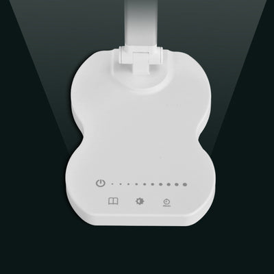 Moderne Einfachheit Faltbare Rechteckige Aluminium ABS Kunststoff LED Tischlampe Für Schlafzimmer 