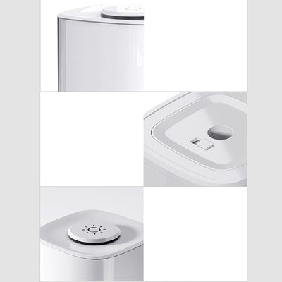 مصباح طاولة LED مستطيل الشكل من ABS PC بتصميم حديث وبسيط لغرفة النوم 