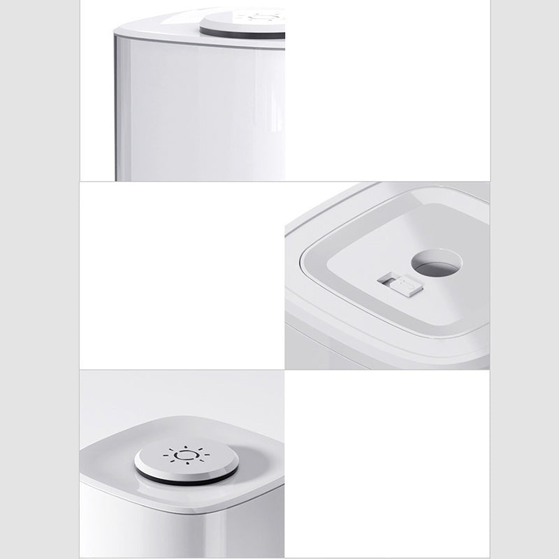 مصباح طاولة LED مستطيل الشكل من ABS PC بتصميم حديث وبسيط لغرفة النوم 