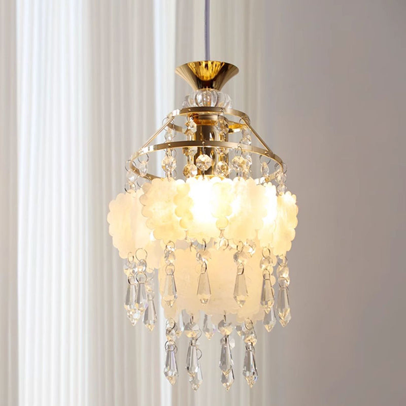 Zeitgenössische kreative runde Schmetterlings-Traubenform-Glas-Hardware 1-Licht-Pendelleuchte für Wohnzimmer 
