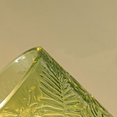 Moderne Art Deco Zylinder Punkt Blatt Glas LED Tischlampe für das Schlafzimmer 