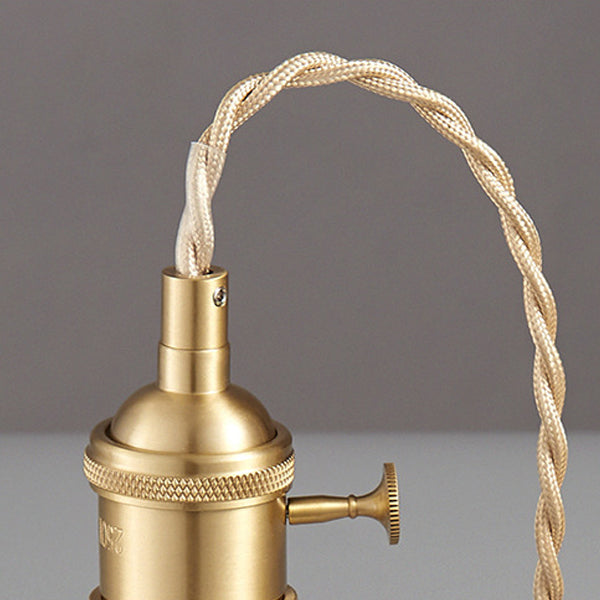 モダンミニマリストラウンドフラワーコーンブラスガラス1ライトペンダントリビングルーム用 