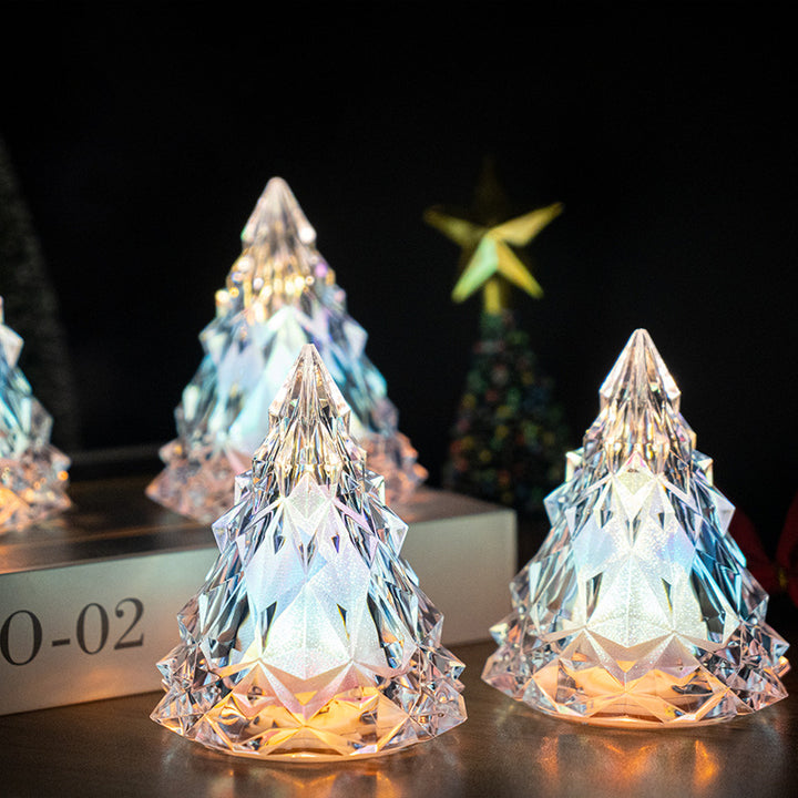 Zeitgenössische kreative kleine verschneite Berg-PP-PS-LED-Tischlampe für das Wohnzimmer 