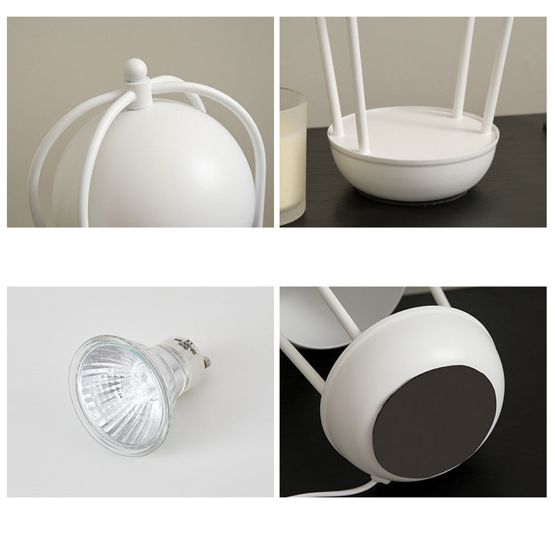 Contemporary Creative Dome Hot Air Balloon Shape Hardware 1-Light Aromatherapy Melted Wax Table Lamp For Bedroom