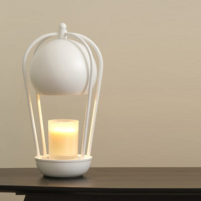 Contemporary Creative Dome Hot Air Balloon Shape Hardware 1-Light Aromatherapy Melted Wax Table Lamp For Bedroom