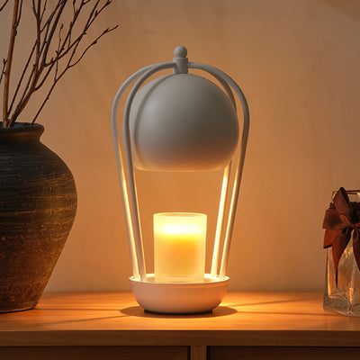 Contemporary Creative Dome Hot Air Balloon Shape Hardware 1-Light Aromatherapy Melted Wax Table Lamp For Bedroom