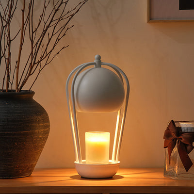 Contemporary Creative Dome Hot Air Balloon Shape Hardware 1-Light Aromatherapy Melted Wax Table Lamp For Bedroom