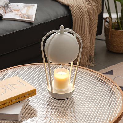 Contemporary Creative Dome Hot Air Balloon Shape Hardware 1-Light Aromatherapy Melted Wax Table Lamp For Bedroom