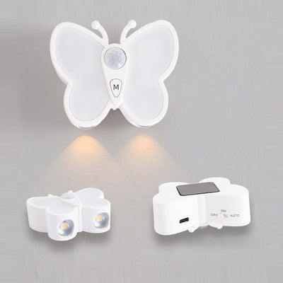 Moderne kreative Schmetterling Acryl LED Wandleuchte für Schlafzimmer 