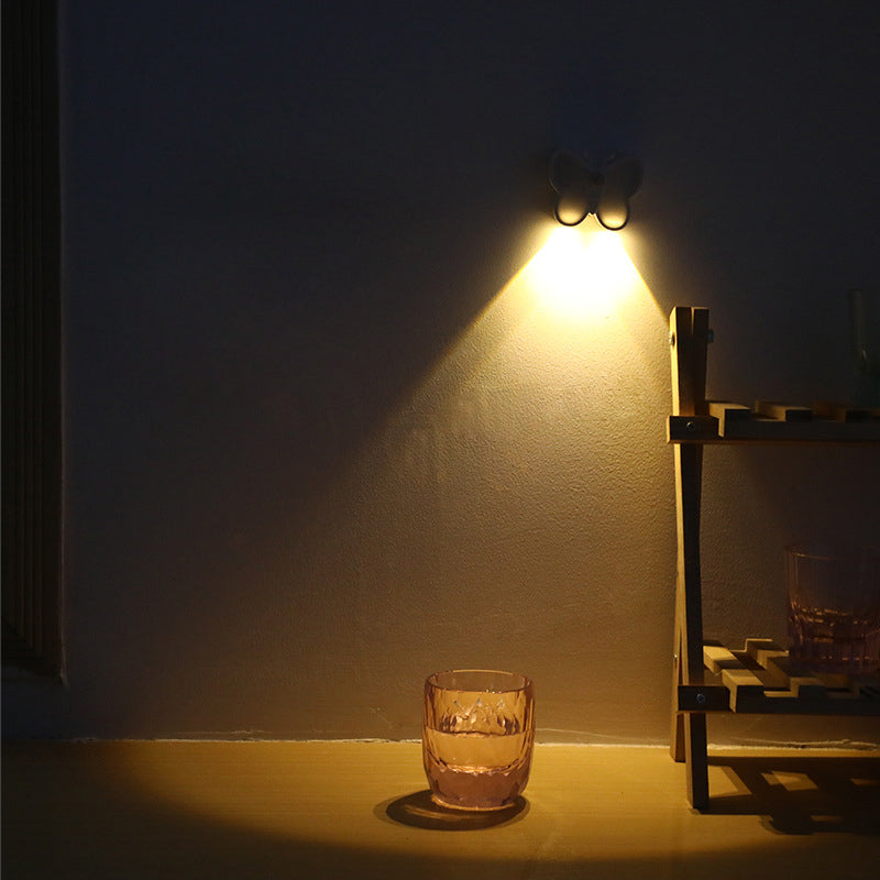 Moderne kreative Schmetterling Acryl LED Wandleuchte für Schlafzimmer 