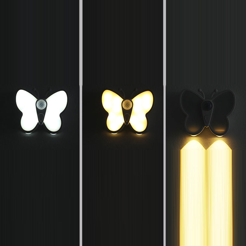 Moderne kreative Schmetterling Acryl LED Wandleuchte für Schlafzimmer 