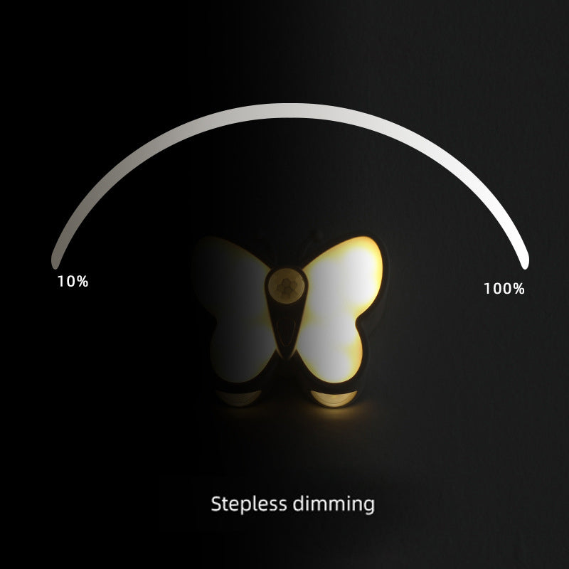 Moderne kreative Schmetterling Acryl LED Wandleuchte für Schlafzimmer 