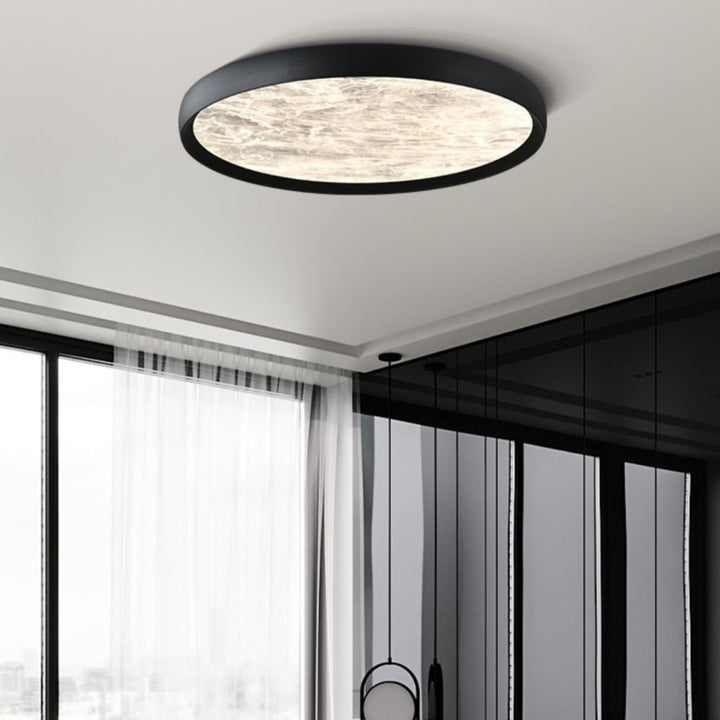 Moderne minimalistische runde wolkige Aluminiumrahmen Acrylschirm LED-Deckenleuchte für Schlafzimmer 