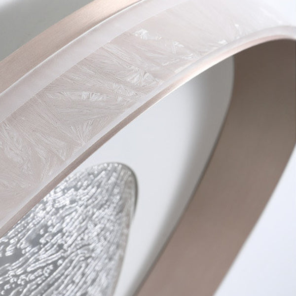 Luz de techo empotrada LED de acrílico con marco de aluminio redondo estrella minimalista moderna para dormitorio 